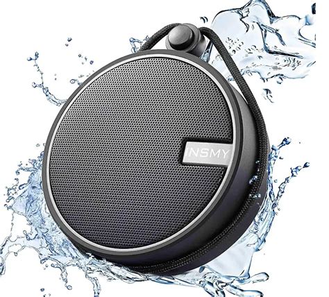 insmy portable wireless speaker|INSMY C12 IPX7 Waterproof Shower Bluetooth Speaker, .